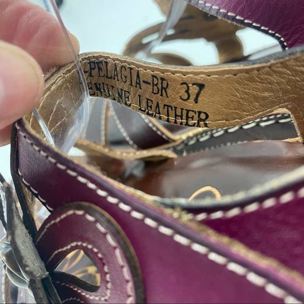 L’Artiste by Spring Step Pelagia floral sling back sandals. 37 EU - Picture 8 of 13